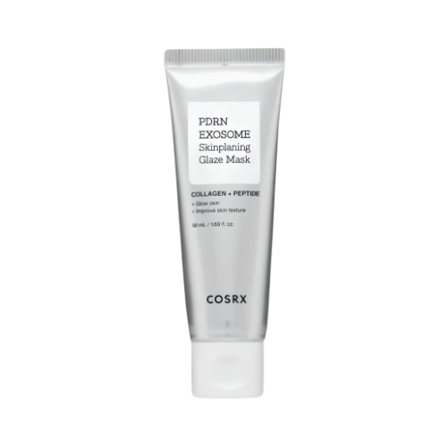 COSRX PDRN Exosome Glaze Mask textura y envase mascarilla facial coreana glow