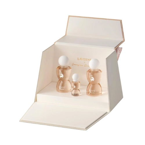 Laverne Sense Forever Collection perfume arabe frasco de perfume 75 ml para mujer notas de grosella negra melocotón rosa frambuesa almizcle y pachulí