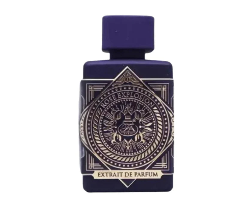 Perfume Rose Explosion 80 ml Fragrance World - Fragancia intensa, poderosa y sofisticada, ideal para quienes buscan lujo y exclusividad.