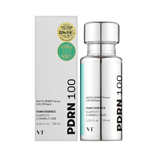VT Cosmetics PDRN Essence 100 textura y envase esencia facial coreana regeneradora