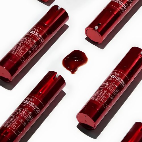 VT Red Booster Reedle Shot 100 textura y envase sérum coreano reafirmante con microespículas