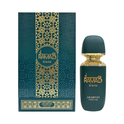 Ramad Oriental Arabiyat Prestige perfume arabe unisex 100 ml con incienso olíbano opopónaco benjuí ámbar vainilla azafrán y pachulí
