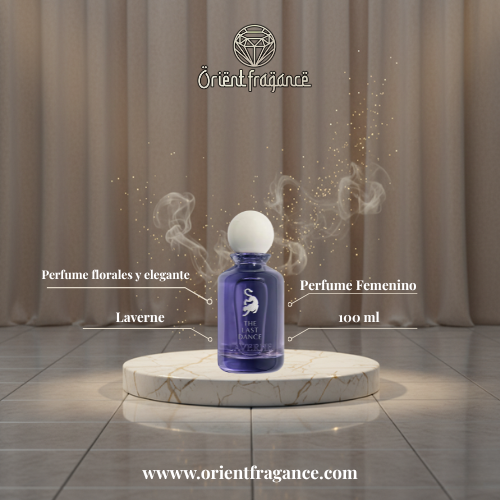 Descubre The Last Dance de Laverne 100 ml: perfume femenino dulce y oriental con ámbar y flores blancas. Sensual, elegante y nocturno.