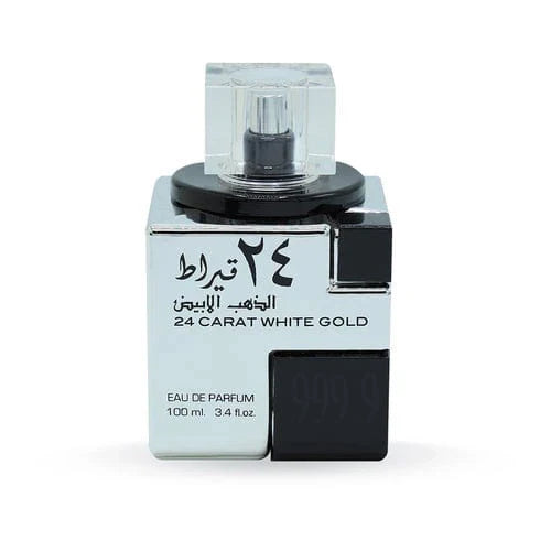 Lattafa Wholesale - 24 Carat White Gold - 100ml - Eau de Parfum - Men's Perfume