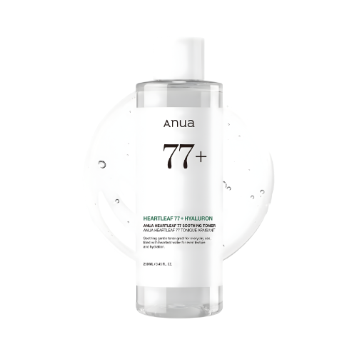 ANUA tónico facial heartleaf 77% hidratante calmante skincare coreano