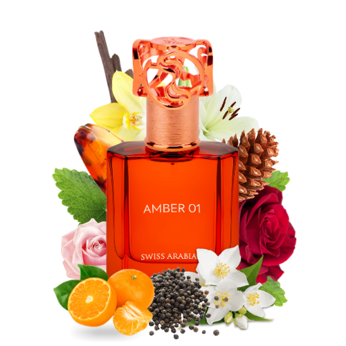 Swiss Arabian por atacado - Amber 01 - 50ml - Eau de Parfum - Perfume Unissexo