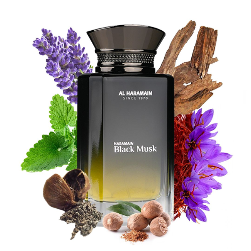 Al Haramain - al por mayor - Black Musk - 100ml - Eau de Parfum - Perfume Masculino