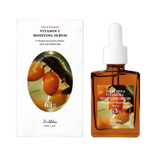 Dr. Althea Vitamin C Boosting Serum textura y envase sérum coreano iluminador con vitamina C