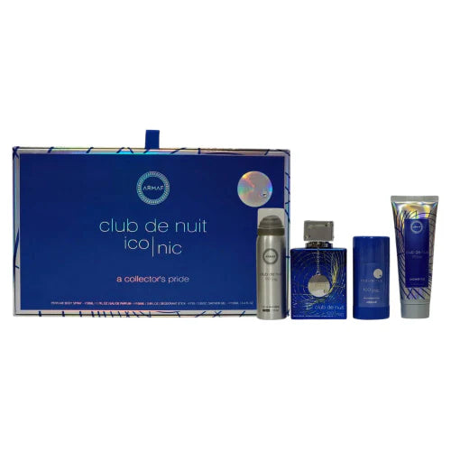 Armaf Al Por Mayor - Gift Set 4 Piezas Club De Nuit Iconic - 105m -  Eau de Parfum - Perfume Masculino