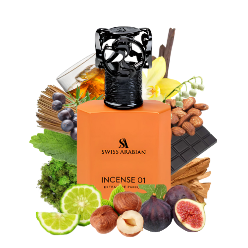 Swiss Arabian - Incense 01 - 50ml - Eau De Parfum - Perfume Masculino Swiss Arabian