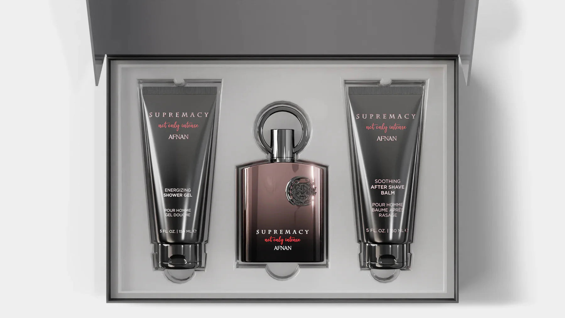 Afnan - Gift Set 3 piezas Supremacy not only intense - Eau de Parfum - Perfume Masculino Afnan