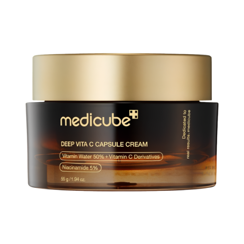 Medicube Deep Vita C Capsule Cream 55g crema facial coreana iluminadora con vitamina C para manchas