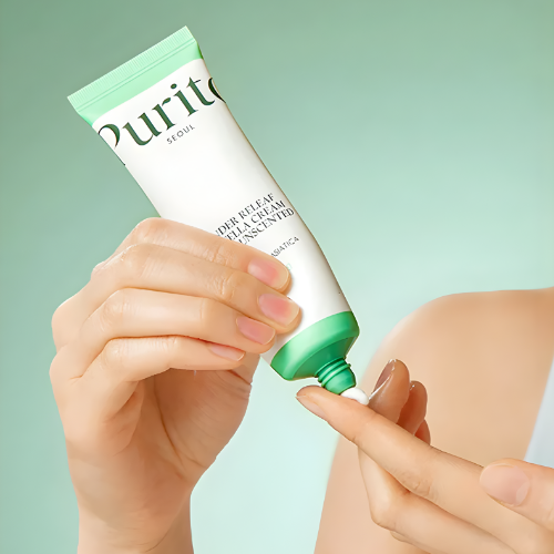 Purito crema facial centella asiática 15ml hidratante calmante skincare coreano