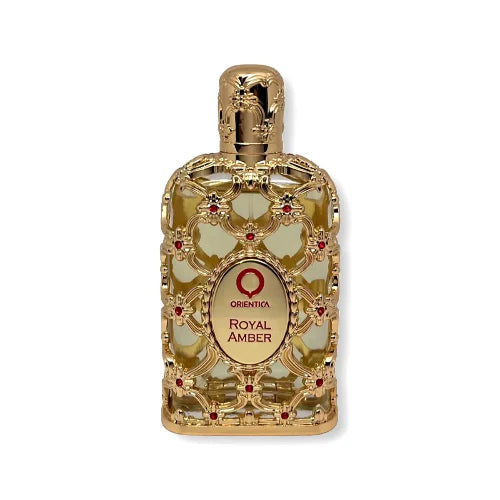 Perfume Royal Amber de Orientica Premium - Fragancia unisex oriental y vainilla con notas de bergamota, verde, ámbar y madera, lanzada en 2021
