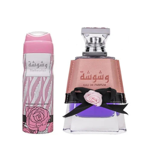 Lattafa Al Por Mayor - Washwashah 100ml + Deo 50ml - Eau de Parfum - Perfume Femenino