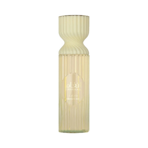 Angham Mist Perfume de Lattafa, bruma corporal floral y elegante con un aroma suave, femenino y moderno