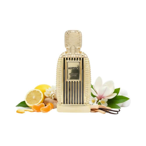 Aristo Arabiyat Prestige perfume arabe unisex eau de parfum 100 ml fresco cítrico floral con sándalo almizcle y vainilla