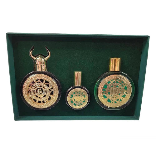 Bharara - Viking Dubai Gift Set 3 Pcs - 100ml - Eau De Parfum - Perfume Unisex