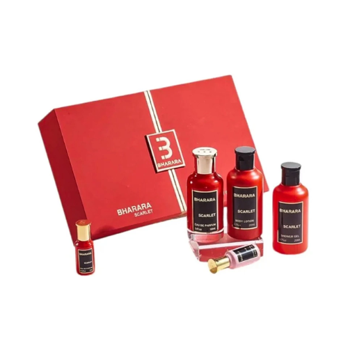 Bharara Al Por Mayor - Scarlet Set 5 Piezas - 100ml - Eau De Parfum - Perfume Femenino