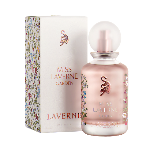 Perfume Miss Laverne Garden, fragancia elegante con aroma floral limpio, femenino y sofisticado.