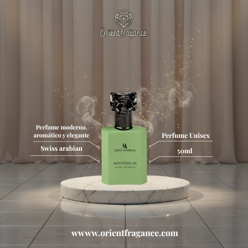 Swiss arabian - Patchouli 01 - 50ml - Extrait De Parfum - Perfume Unisex
