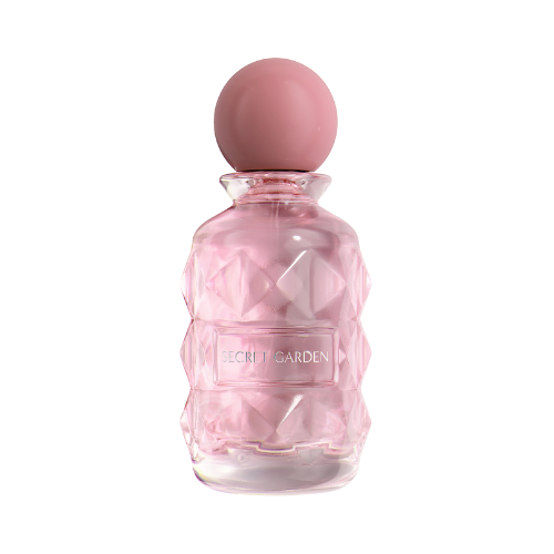Secret Garden de Laverne, perfume floral elegante inspirado en un jardín secreto de flores blancas. Aroma suave y femenino.